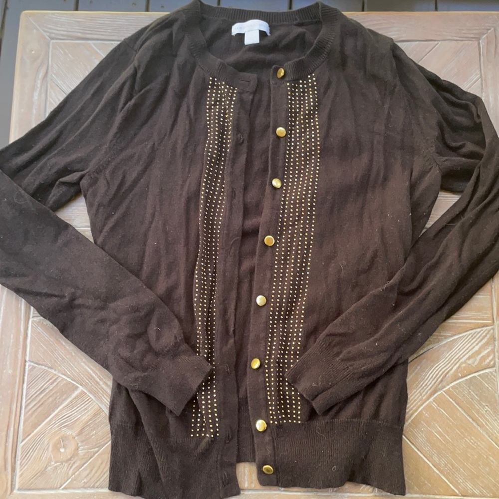 SMALL BLACK CARDIGAN NEW YORK AND COMPANY